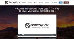 Desktop Screenshot of fantasydata.com